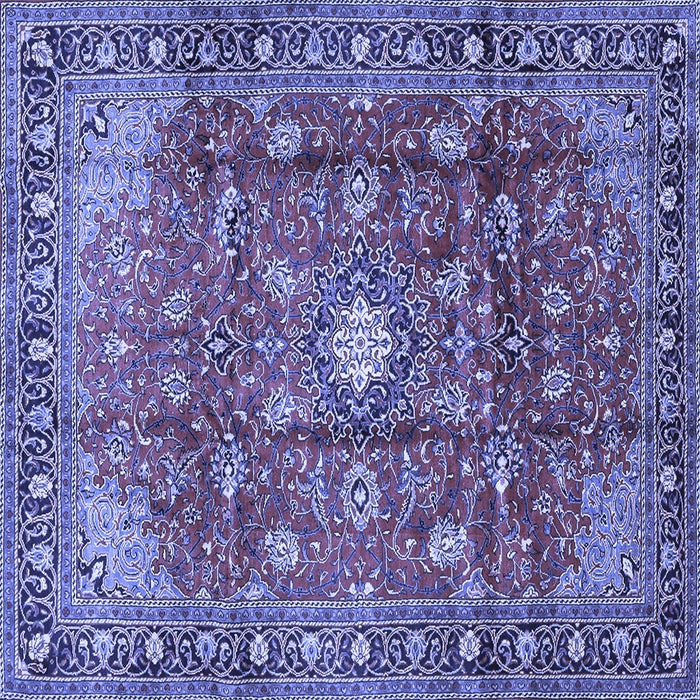 Square Persian Blue Traditional Rug, tr2739blu