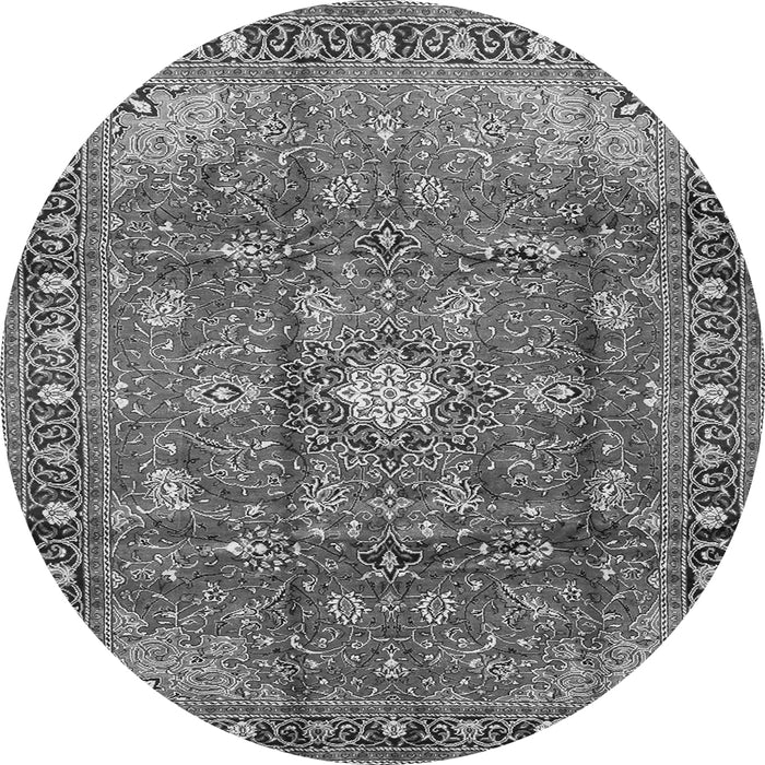 Square Persian Gray Traditional Rug, tr2739gry