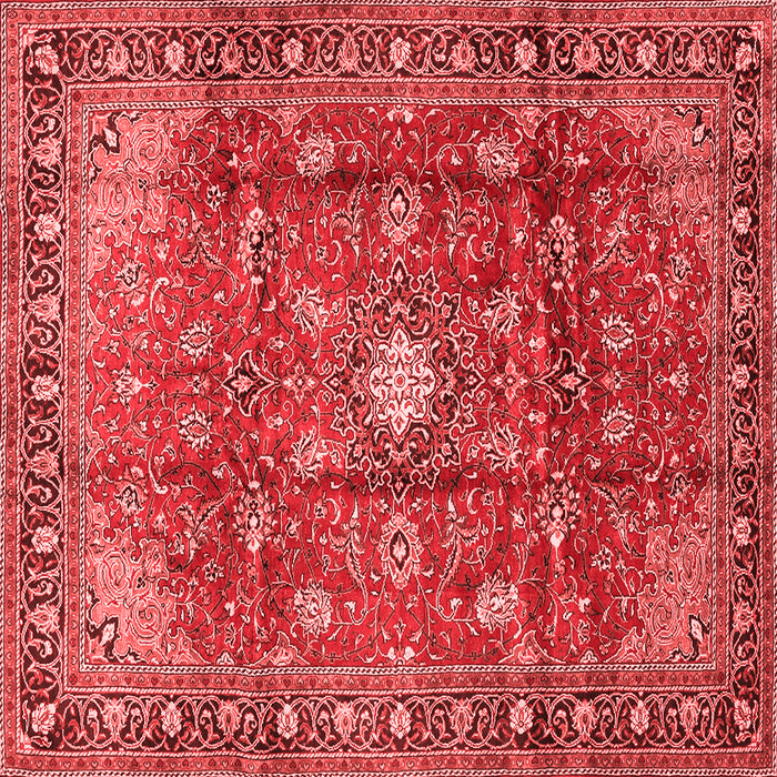 Machine Washable Persian Red Traditional Rug, wshtr2739red