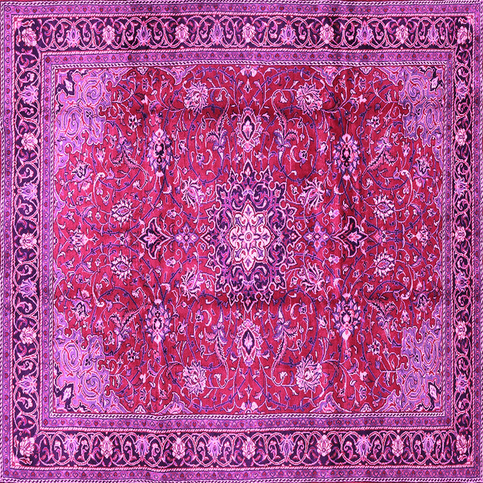 Square Persian Pink Traditional Rug, tr2739pnk