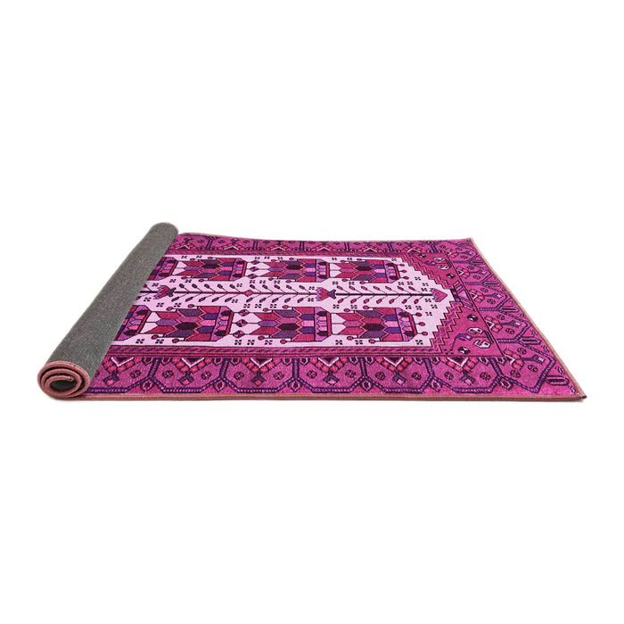Sideview of Persian Pink Traditional Rug, tr273pnk