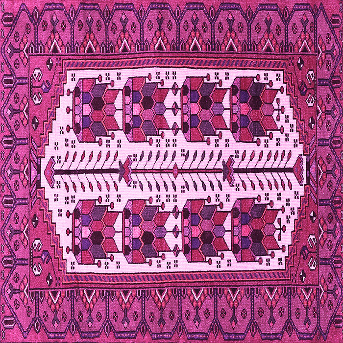 Square Persian Pink Traditional Rug, tr273pnk