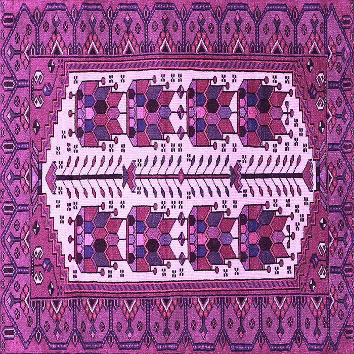 Square Persian Purple Traditional Rug, tr273pur