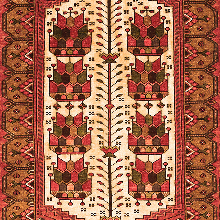 Persian Orange Traditional Rug, tr273org