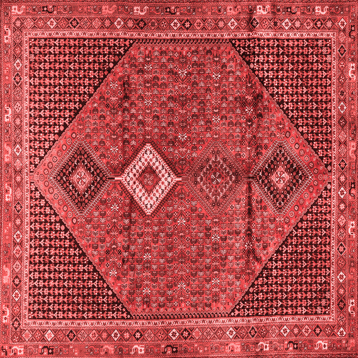 Machine Washable Persian Red Traditional Rug, wshtr2740red