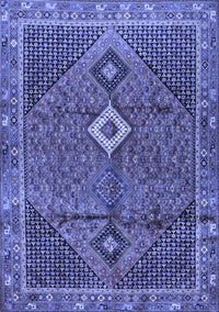 Persian Blue Traditional Rug, tr2740blu