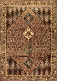 Persian Brown Traditional Rug, tr2740brn