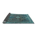 Sideview of Persian Light Blue Traditional Rug, tr2740lblu