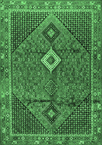 Persian Emerald Green Traditional Rug, tr2740emgrn