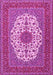 Medallion Pink Traditional Rug, tr2741pnk