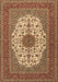 Medallion Brown Traditional Rug, tr2741brn