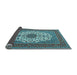 Sideview of Medallion Light Blue Traditional Rug, tr2741lblu