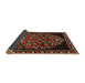 Sideview of Traditional Deep Red Persian Rug, tr2743