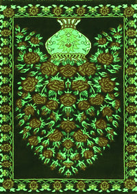 Persian Green Traditional Rug, tr2743grn