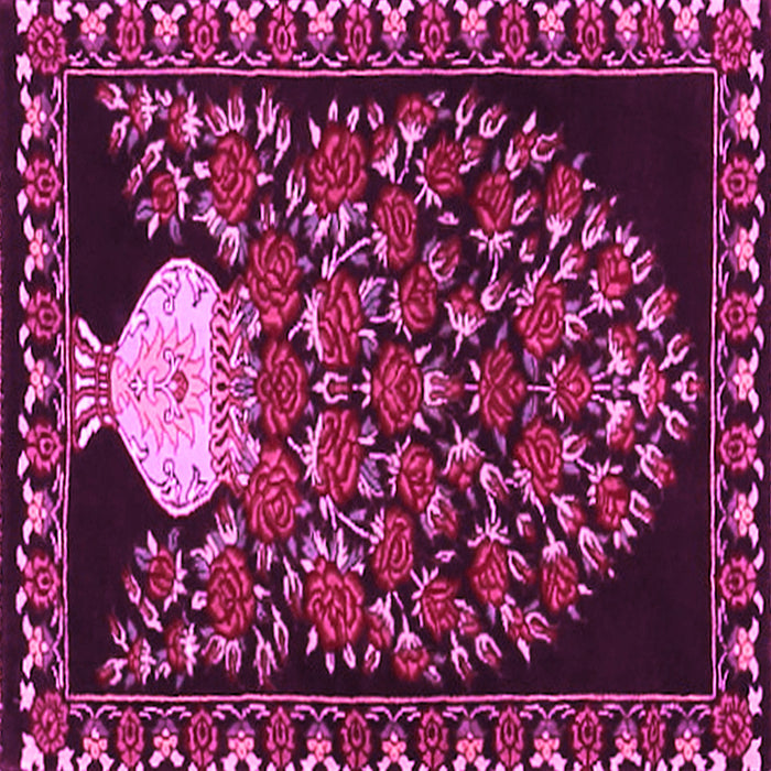 Square Persian Pink Traditional Rug, tr2743pnk