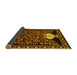Sideview of Persian Yellow Traditional Rug, tr2743yw