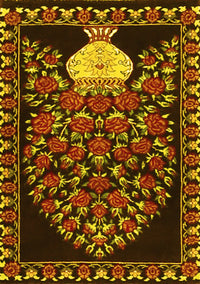 Persian Yellow Traditional Rug, tr2743yw