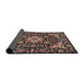 Sideview of Traditional Red Medallion Rug, tr2744