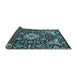 Sideview of Medallion Light Blue Traditional Rug, tr2744lblu