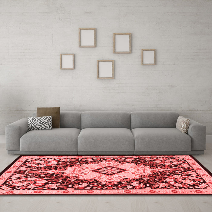 Traditional Red Washable Rugs