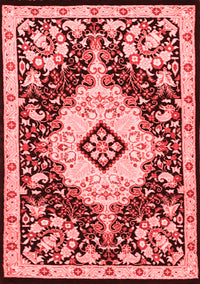 Medallion Red Traditional Rug, tr2745red