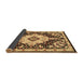 Sideview of Medallion Brown Traditional Rug, tr2745brn