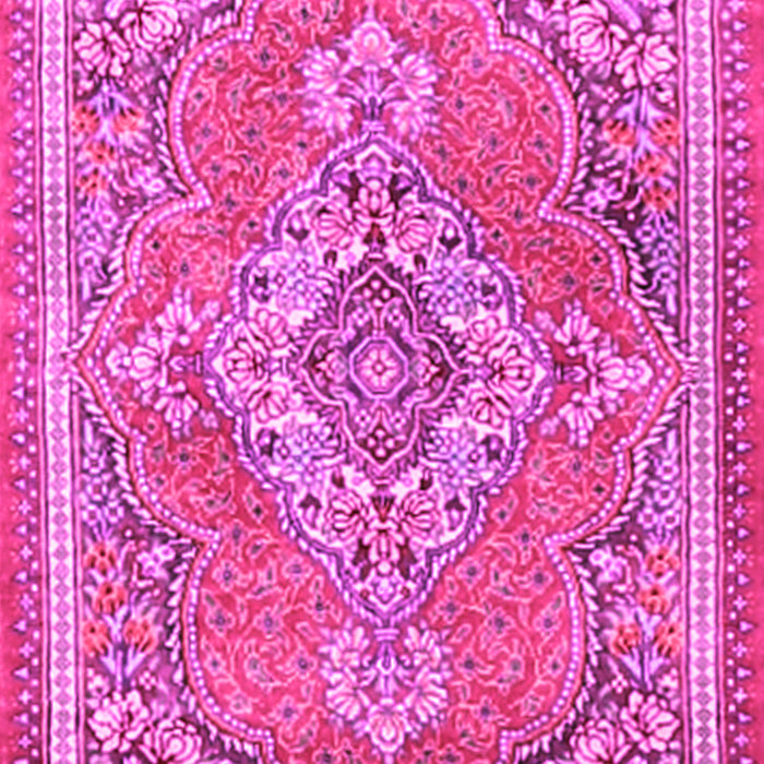 Machine Washable Persian Pink Traditional Rug, wshtr2746pnk