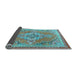 Sideview of Persian Light Blue Traditional Rug, tr2746lblu