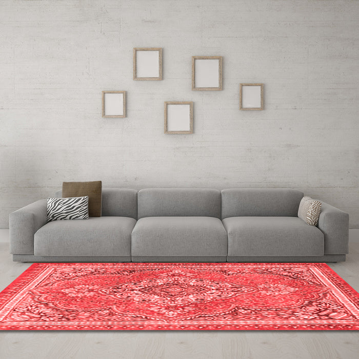Traditional Red Washable Rugs