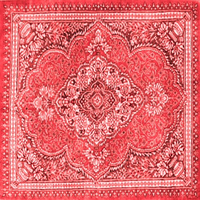 Machine Washable Persian Red Traditional Rug, wshtr2746red