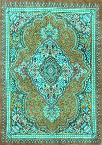 Persian Turquoise Traditional Rug, tr2746turq