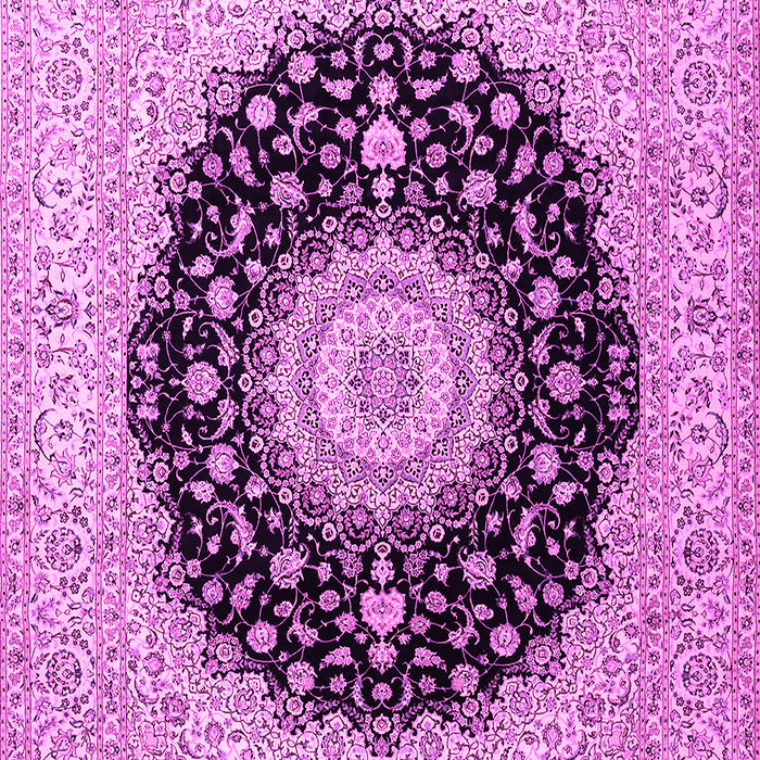 Medallion Pink Traditional Rug, tr2747pnk