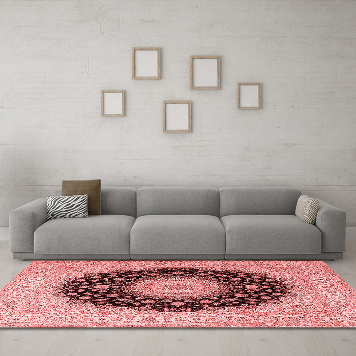 Traditional Red Washable Rugs