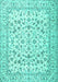 Machine Washable Persian Turquoise Traditional Area Rugs, wshtr2748turq