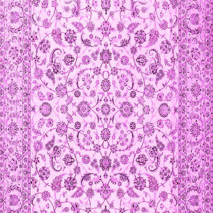 Machine Washable Persian Pink Traditional Rug, wshtr2748pnk