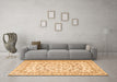 Machine Washable Persian Orange Traditional Area Rugs in a Living Room, wshtr2748org