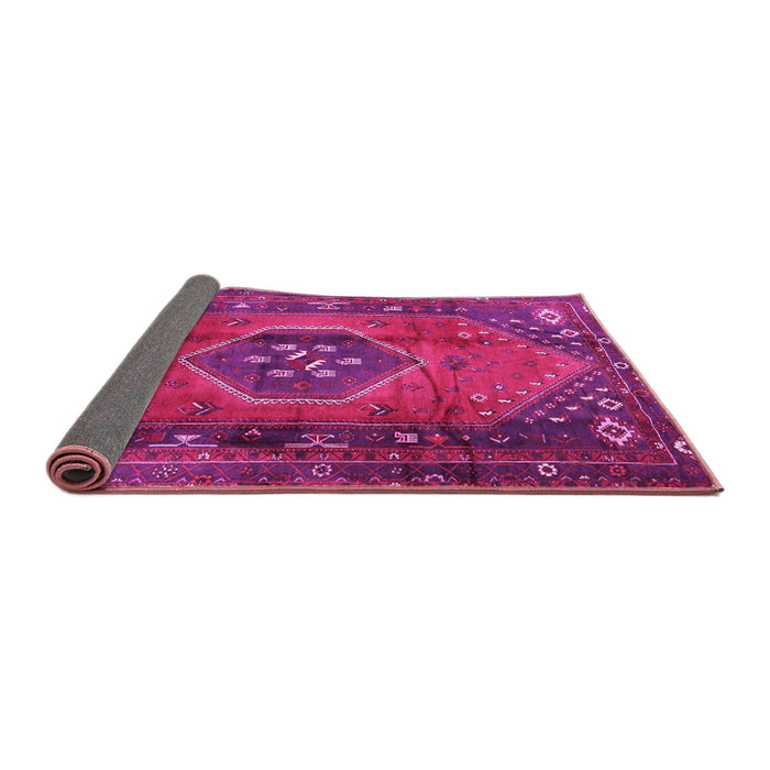 Sideview of Persian Pink Traditional Rug, tr2749pnk