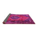 Sideview of Persian Pink Traditional Rug, tr2749pnk