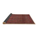 Sideview of Traditional Chestnut Brown Persian Rug, tr2750