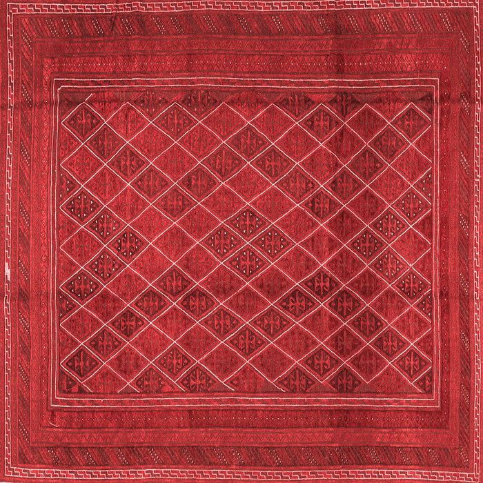 Machine Washable Persian Red Traditional Rug, wshtr2750red