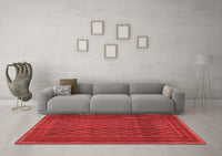 Machine Washable Persian Red Traditional Rug, wshtr2750red