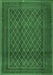 Persian Emerald Green Traditional Rug, tr2750emgrn
