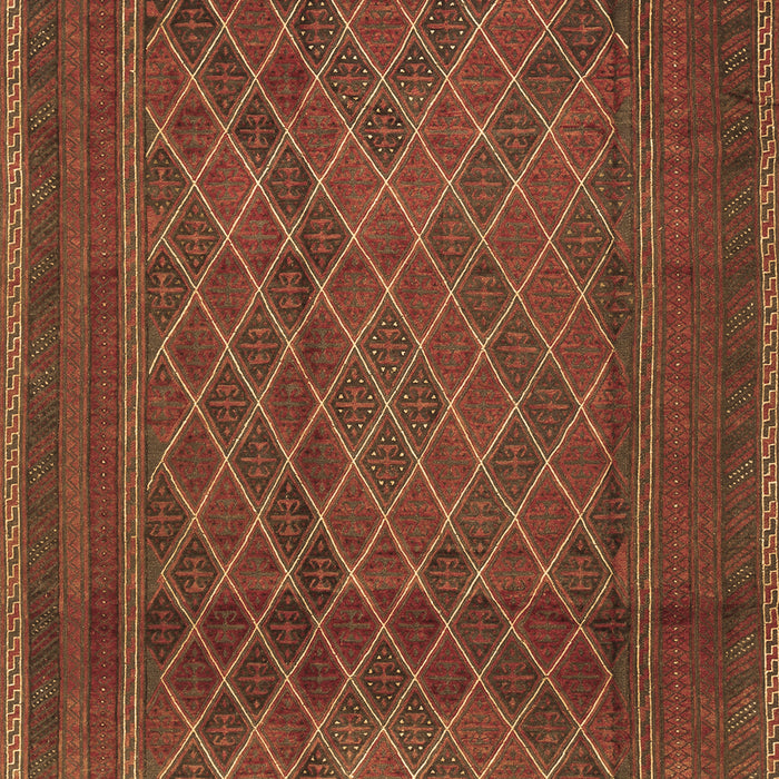 Machine Washable Persian Brown Traditional Rug, wshtr2750brn