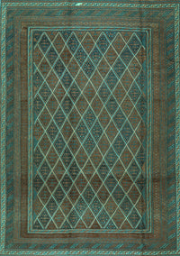 Persian Turquoise Traditional Rug, tr2750turq