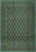 Persian Turquoise Traditional Rug, tr2750turq