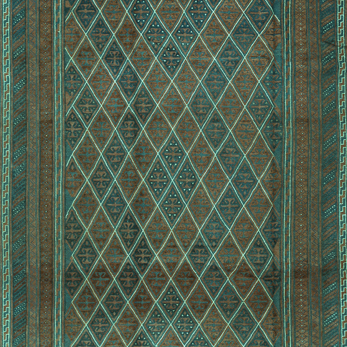 Machine Washable Persian Turquoise Traditional Area Rugs, wshtr2750turq