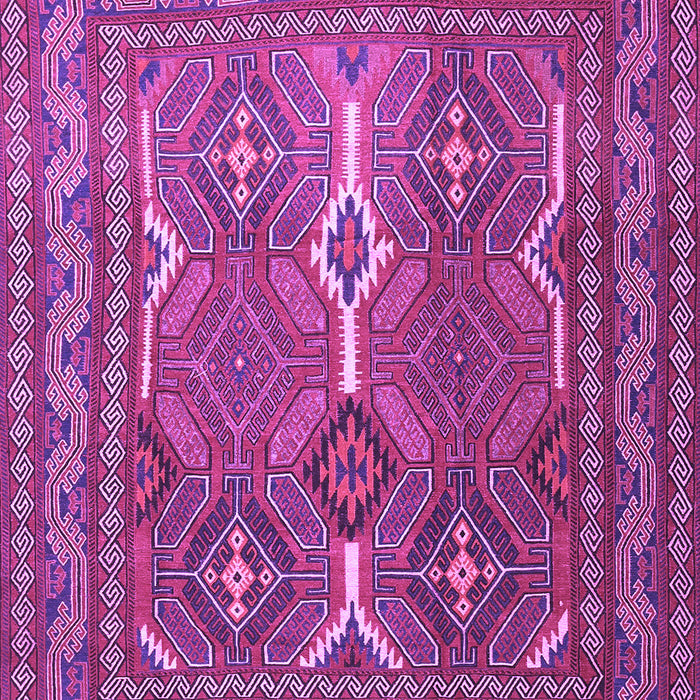 Machine Washable Persian Purple Traditional Area Rugs, wshtr2751pur