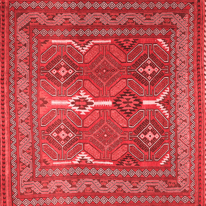 Machine Washable Persian Red Traditional Rug, wshtr2751red