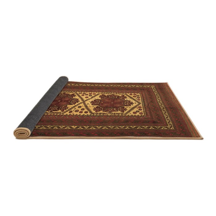 Sideview of Persian Brown Traditional Rug, tr2752brn