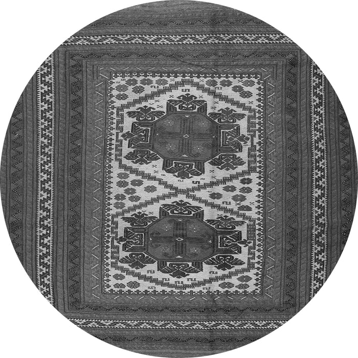Machine Washable Persian Gray Traditional Rug, wshtr2752gry